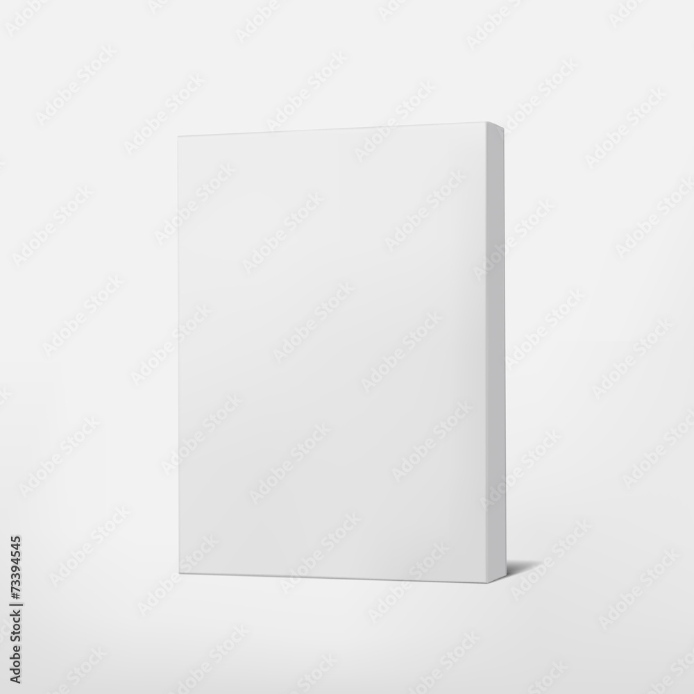 package white cardboard box isolated on white package white cardboard box isolated on white