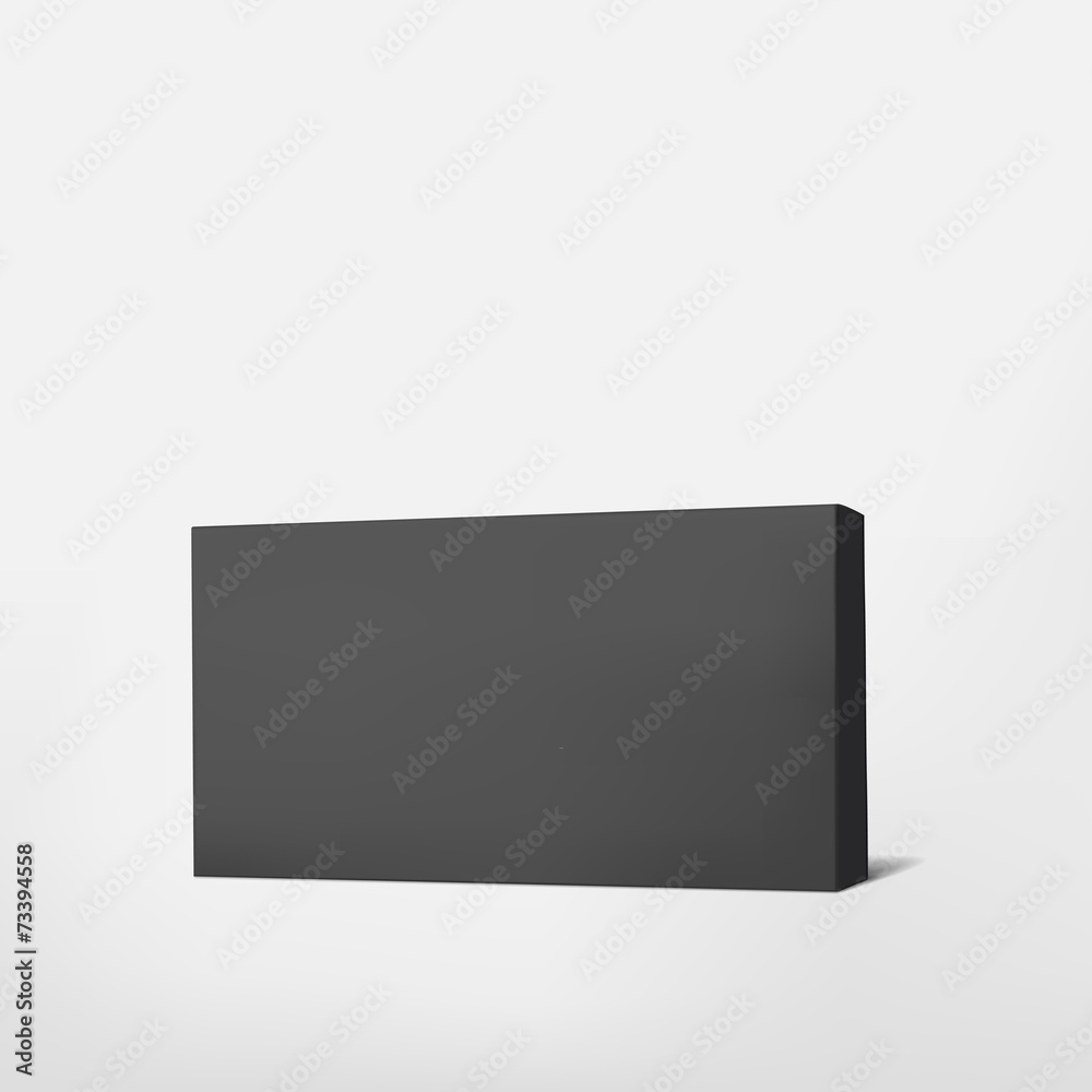package black cardboard box