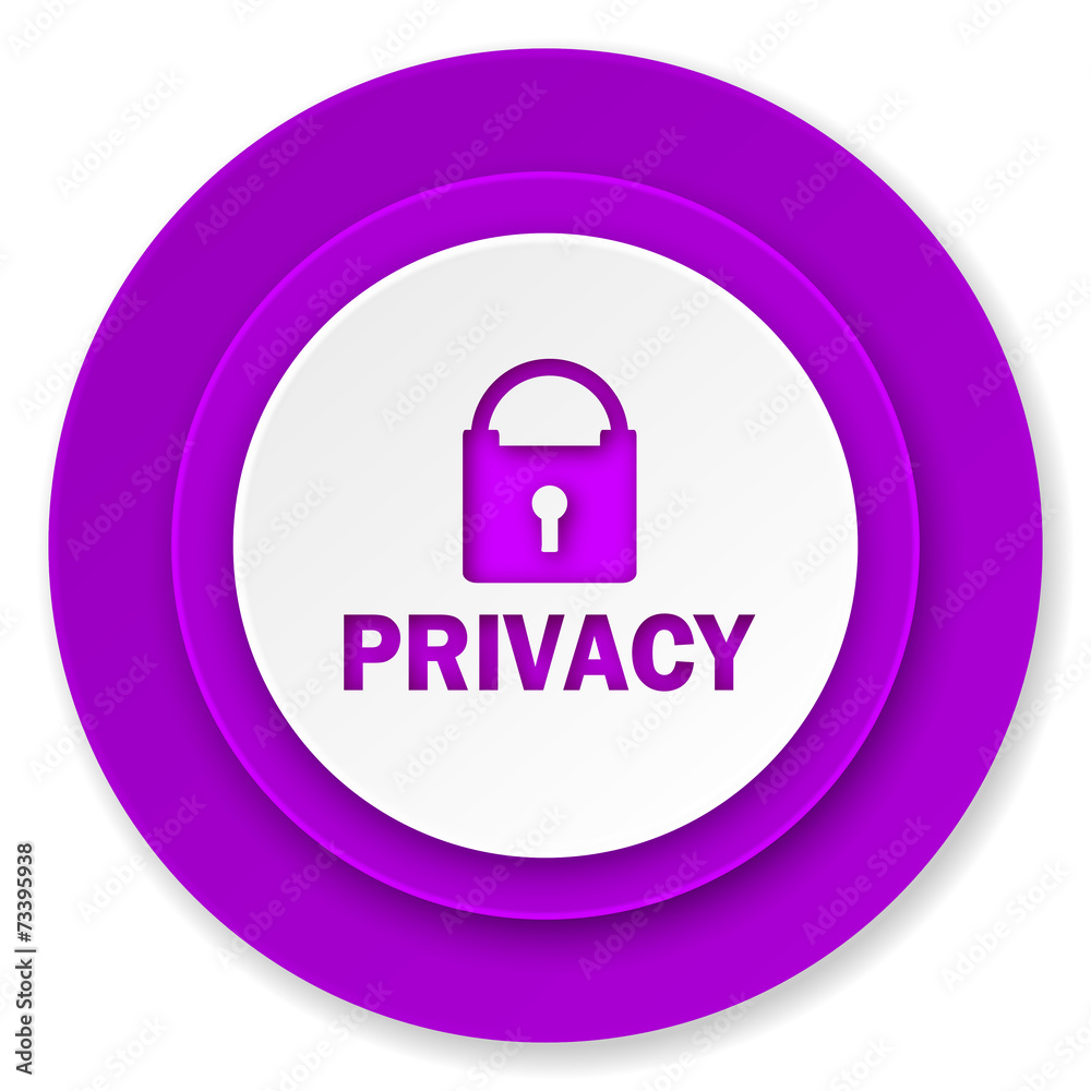privacy icon, violet button privacy icon, violet button