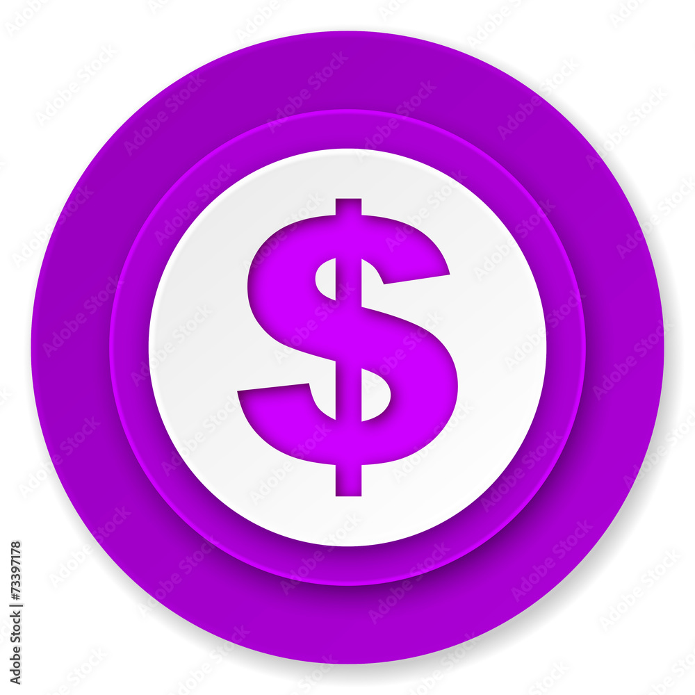 dollar icon, violet button, us dollar sign dollar icon, violet button, us dollar sign