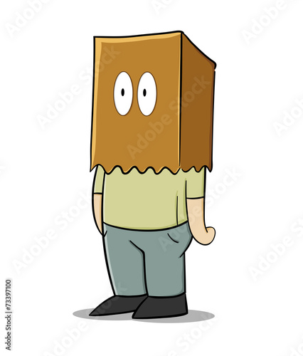Paper bag man