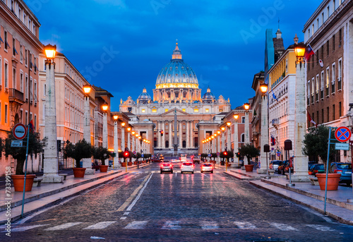 Fototapeta Naklejka Na Ścianę i Meble -  Vatican, St. Peter Basilica, Italy