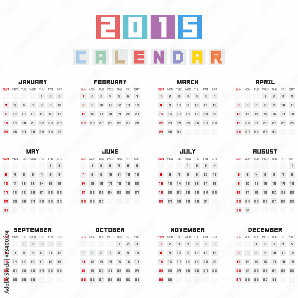 Calendar 2015 Calendar 2015