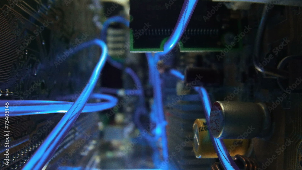 Computer system unit inside