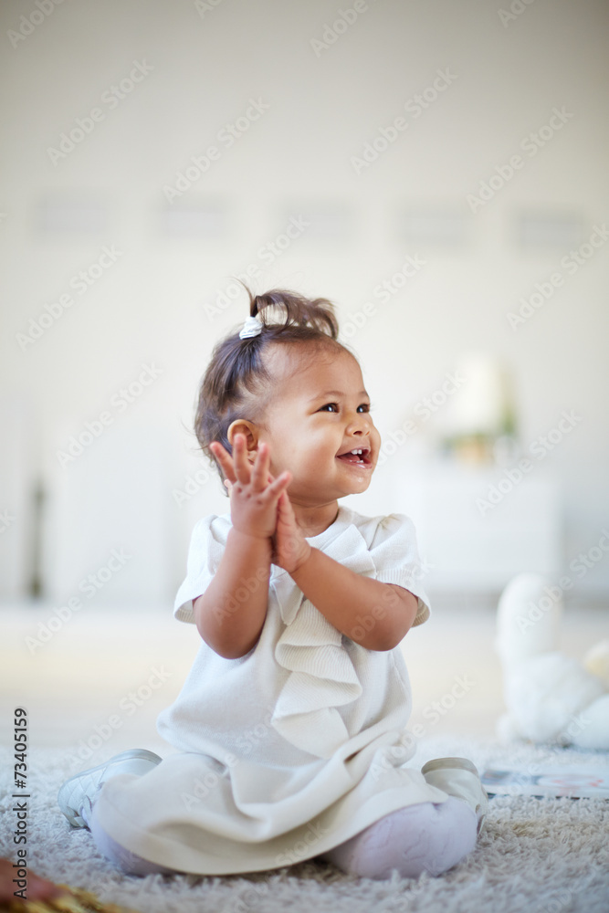 Fototapeta premium Playful infant
