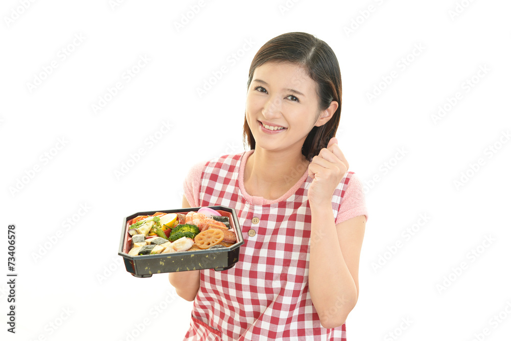 笑顔の主婦 笑顔の主婦