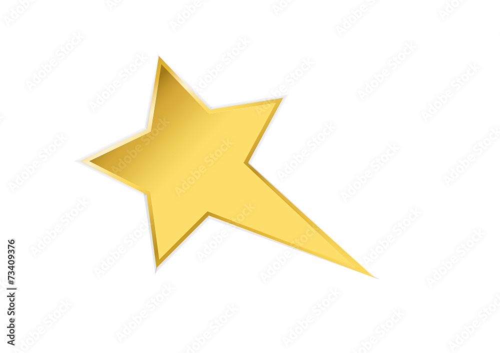 Obraz premium goldene sternschuppe