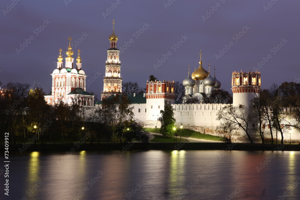 Russian orthodox churches in Novodevichy Convent