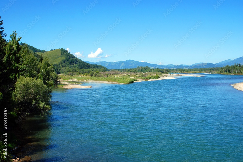 The Katun River. View 2