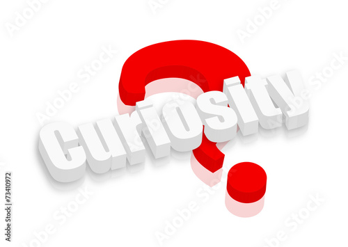 Curiosity 3d Text