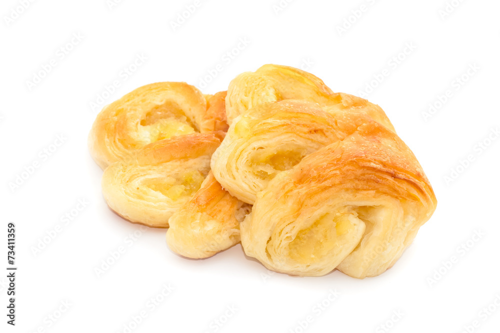 pineapple pie isolated on white background pineapple pie isolated on white background