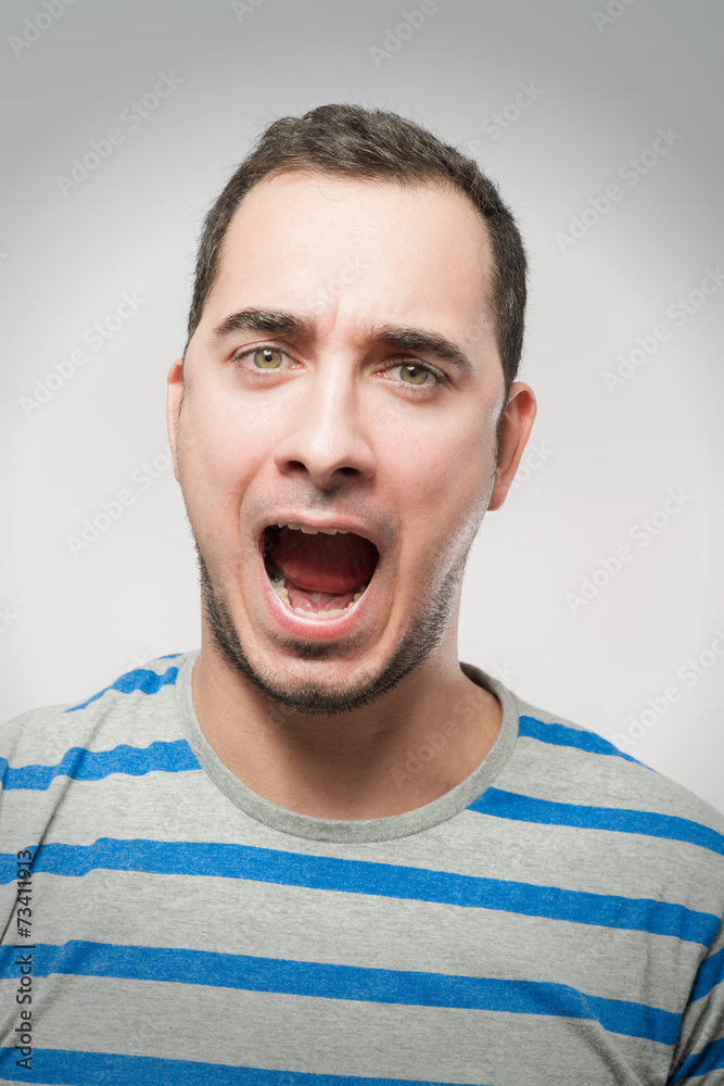 young man calling, screaming good news young man calling, screaming good news