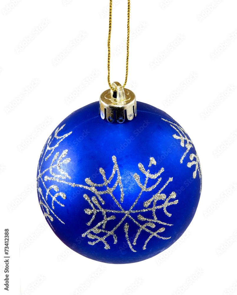 Christmas ball on a white background