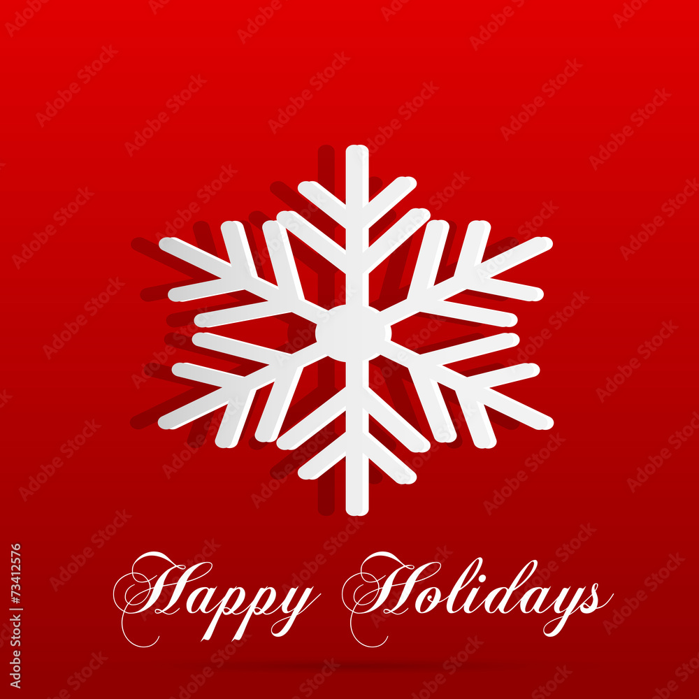 Happy Holidays Snowflake Background Happy Holidays Snowflake Background