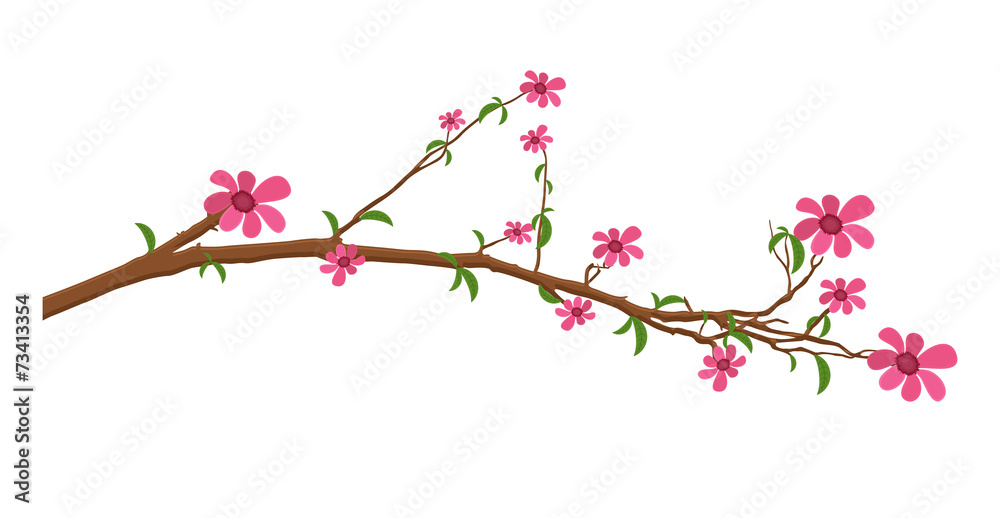 Pink Daisies Branch Pink Daisies Branch