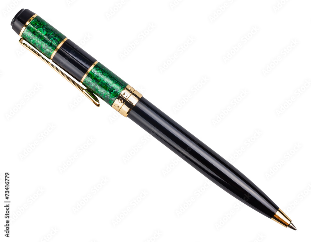 Naklejka premium pen isolated on white background