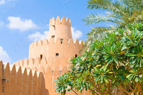 Famous Jahili fort in Al Ain oasis, United Arab Emirates