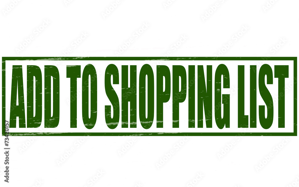 Add to shopping list Add to shopping list