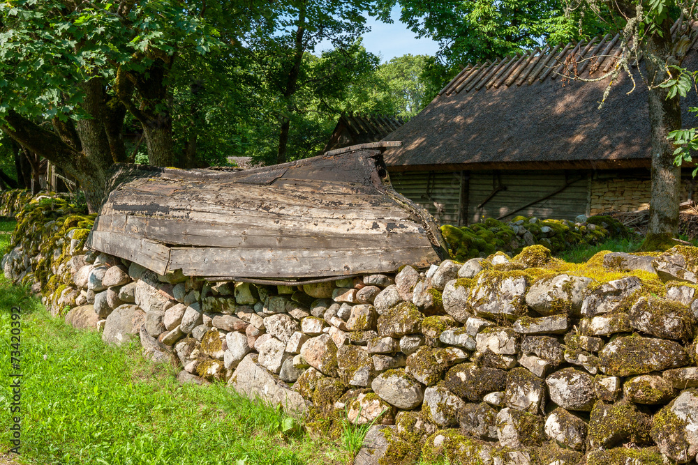 Old village. Saaremaa Island, Estonia