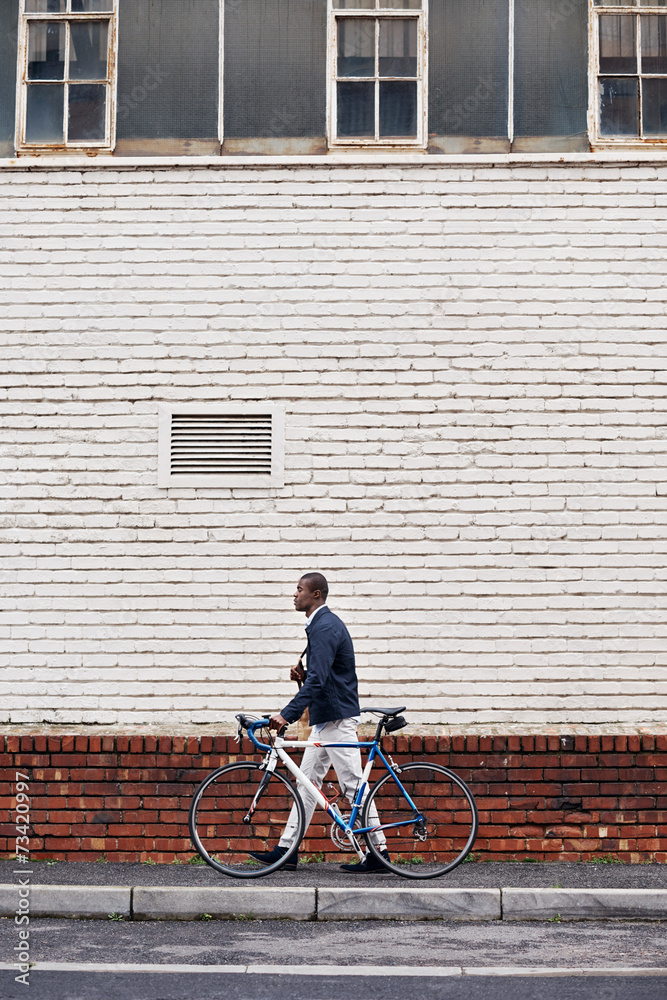 Fototapeta premium hipster work commute