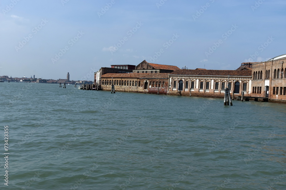 Murano island near Venice, Italy