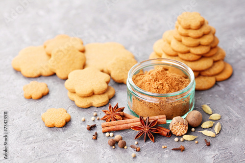 Fototapeta Naklejka Na Ścianę i Meble -  gingerbread spices