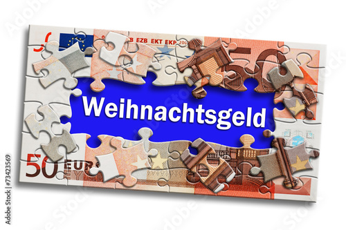 Geldschein - Weihnachtsgeld