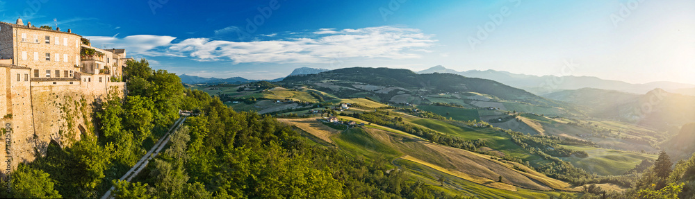 Panorama of the Tuscany, Italy