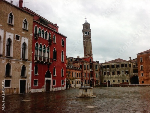 Schiefer Turm in Venedig Santo Stefano