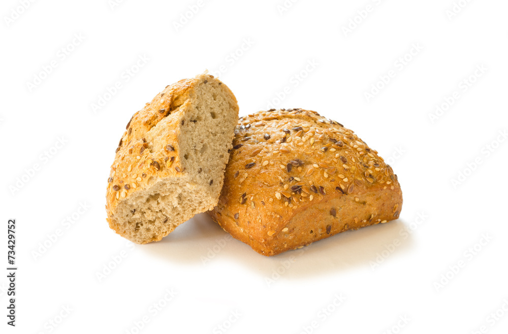 Pane integrale con semi di sesamo