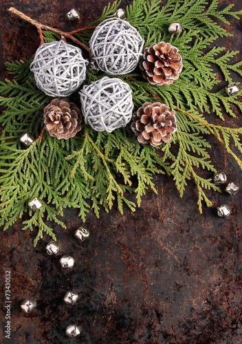Christmas rustic concept