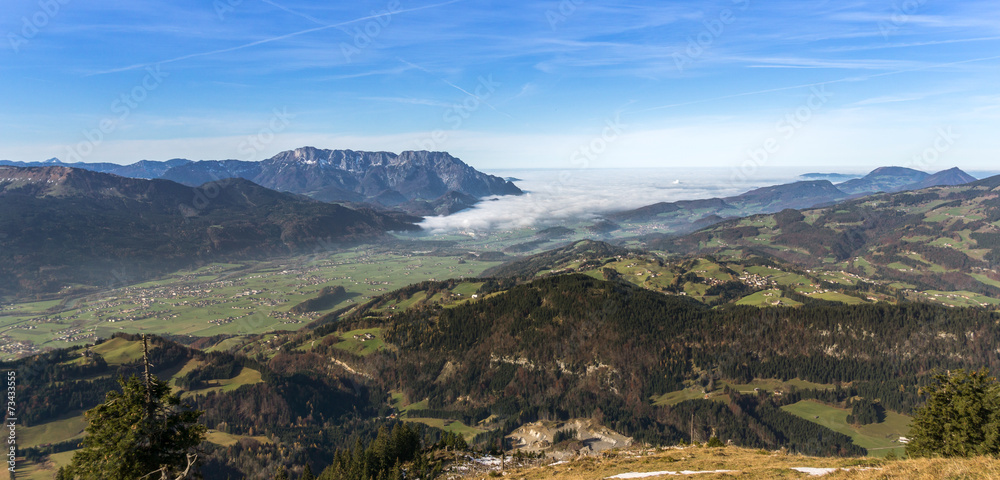 Obraz premium Panorama Salzachtal