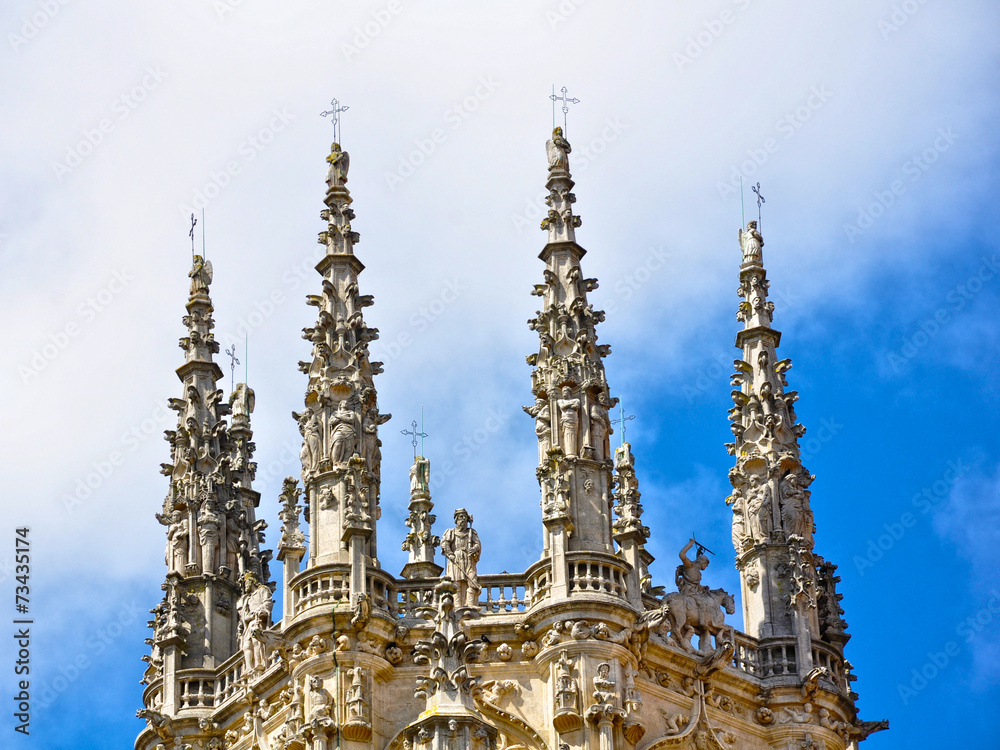 Catedral de Burgos, arquitectura gótica, España