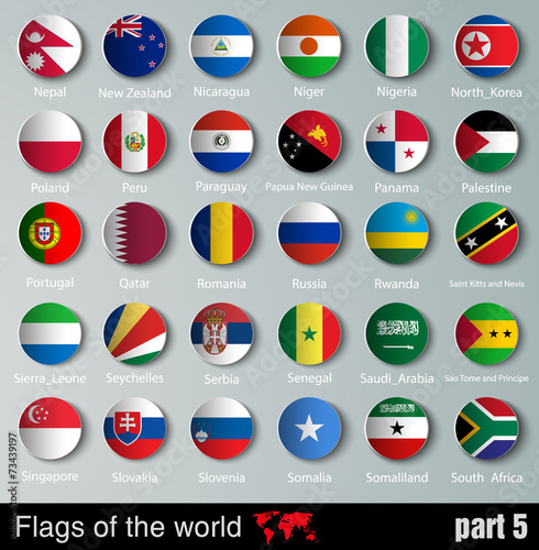 vector Flags of all countries