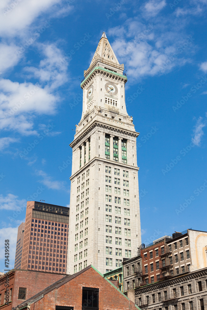 Boston custom house tower, massachusetts - USA