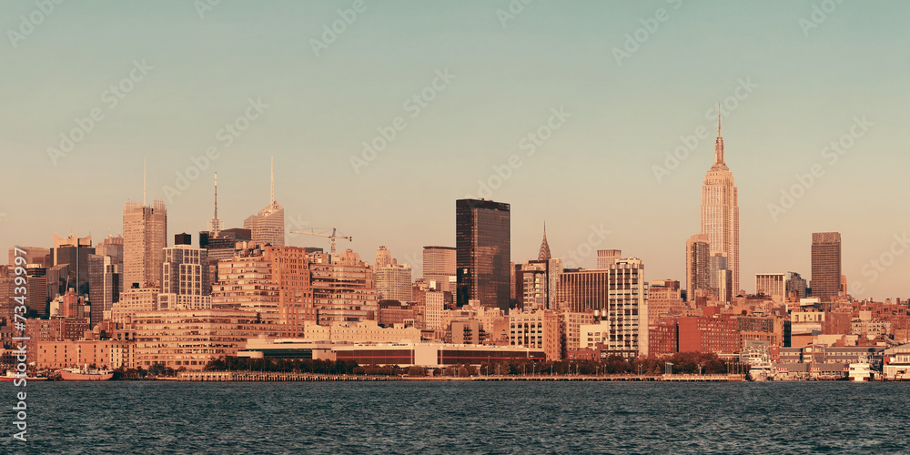 Obraz premium New York City skyscrapers