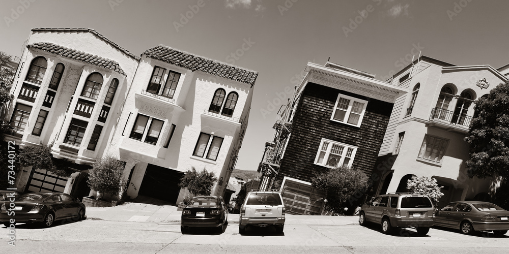 Naklejka premium San Francisco street
