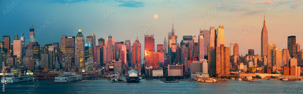 New York City skyscrapers - obrazy, fototapety, plakaty 
