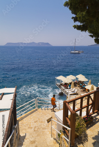 Fototapeta Naklejka Na Ścianę i Meble -  Kas town near Antalya by the Mediterranean coast of Turkey