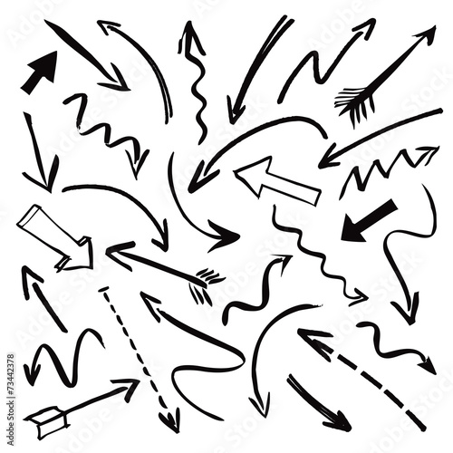 black vector arrows