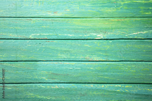 Green colour wooden background