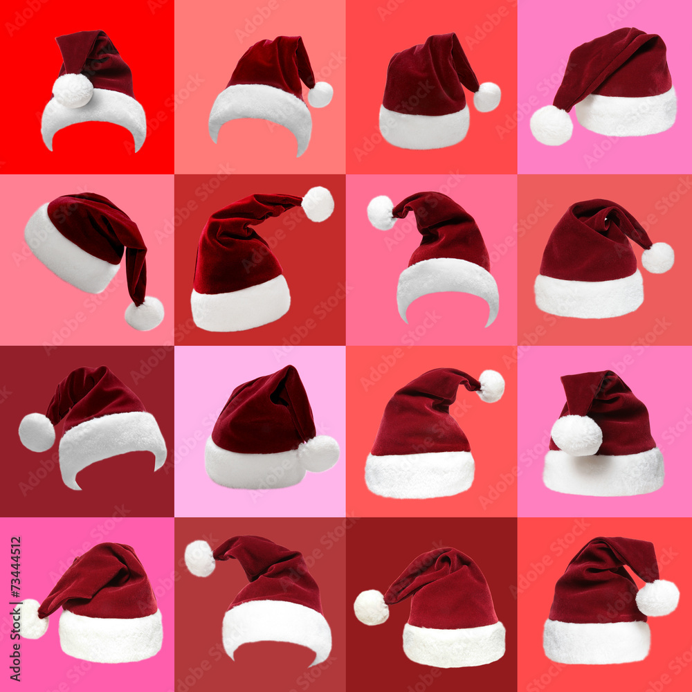 Weihnachtsmützen Set 12 Weihnachtsmützen Set 12