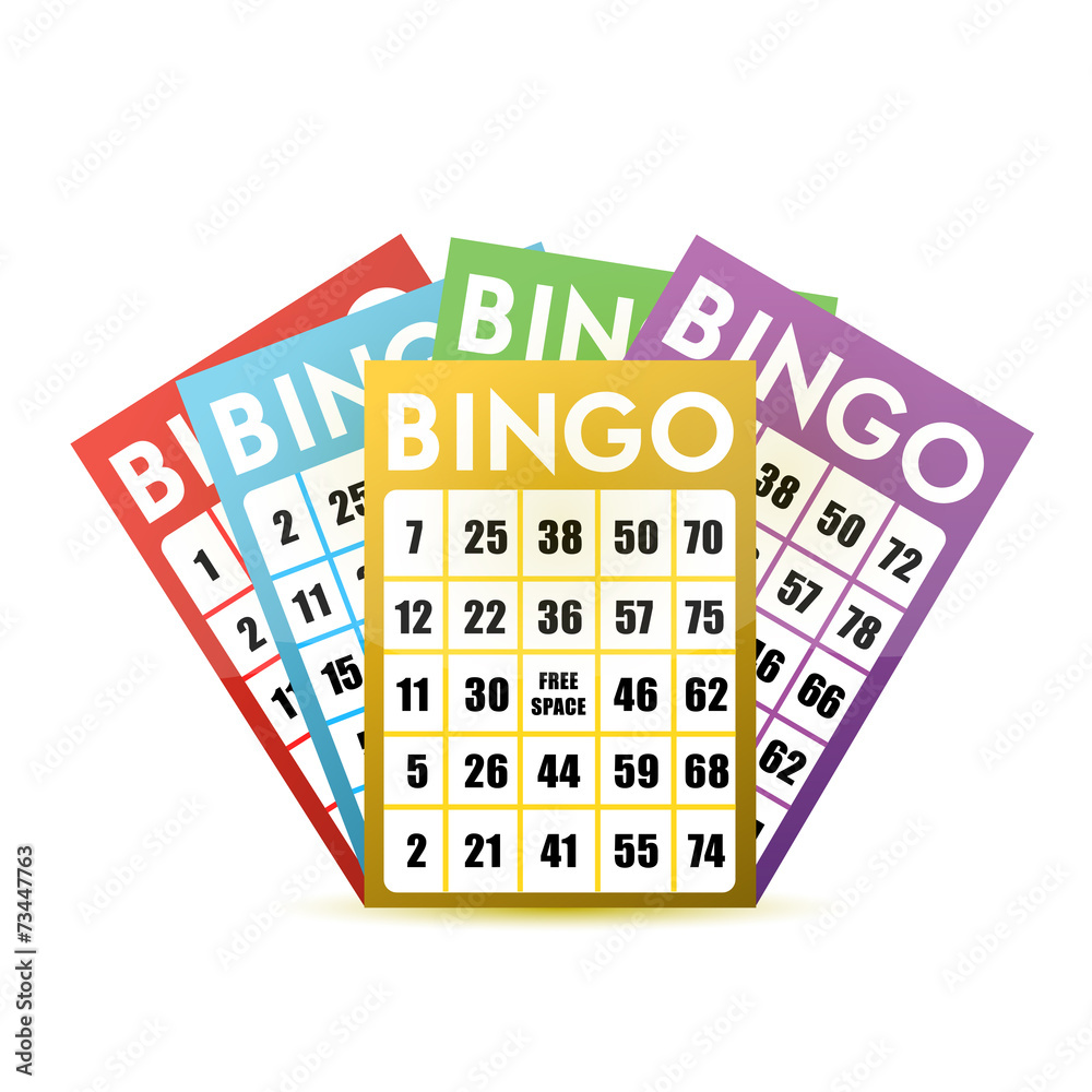 bingo cards illustration design Stock Illustration | Adobe Stock