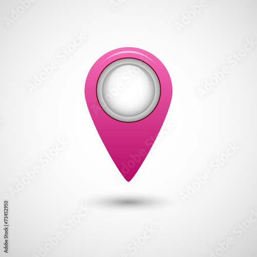 Icon pointer for map pink color on a gray background Free Download Icon pointer for map pink color on a gray background - GFXLoad