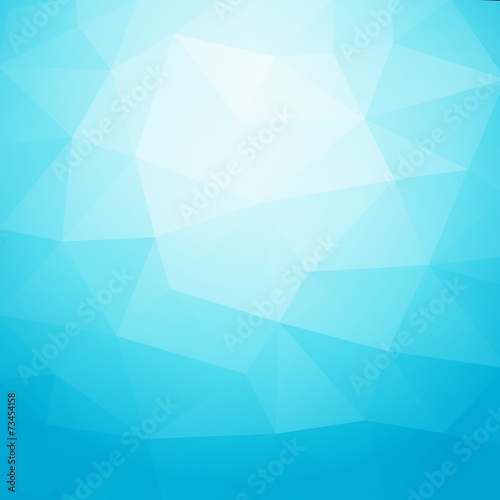 blue triangle background