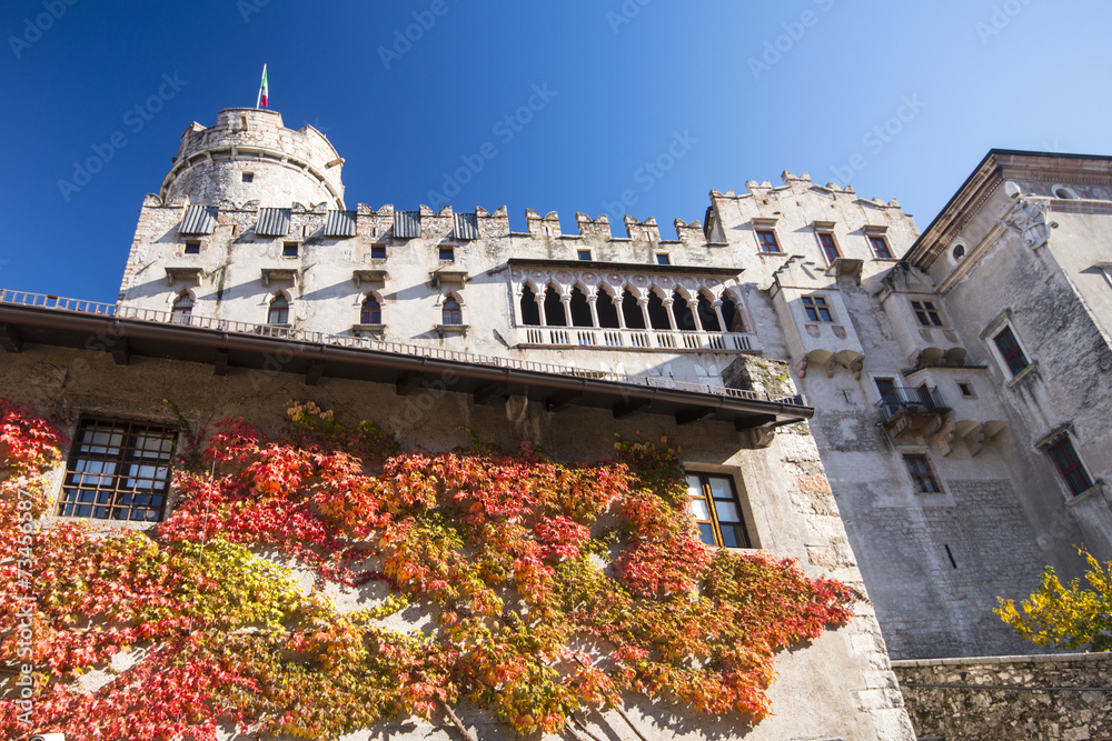 Obraz premium Buonconsiglio castle and museum in Trento