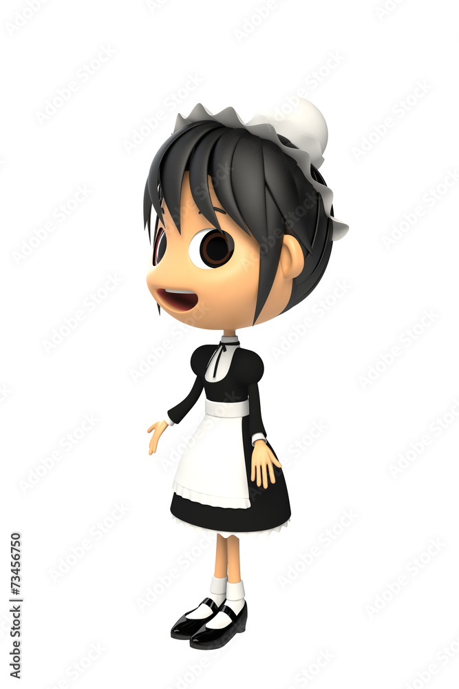 歓迎するメイドさん 歓迎するメイドさん
