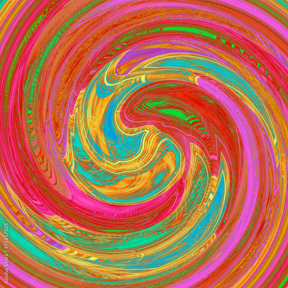 Colored twirl background - red, turquoise, yellow Colored twirl background - red, turquoise, yellow