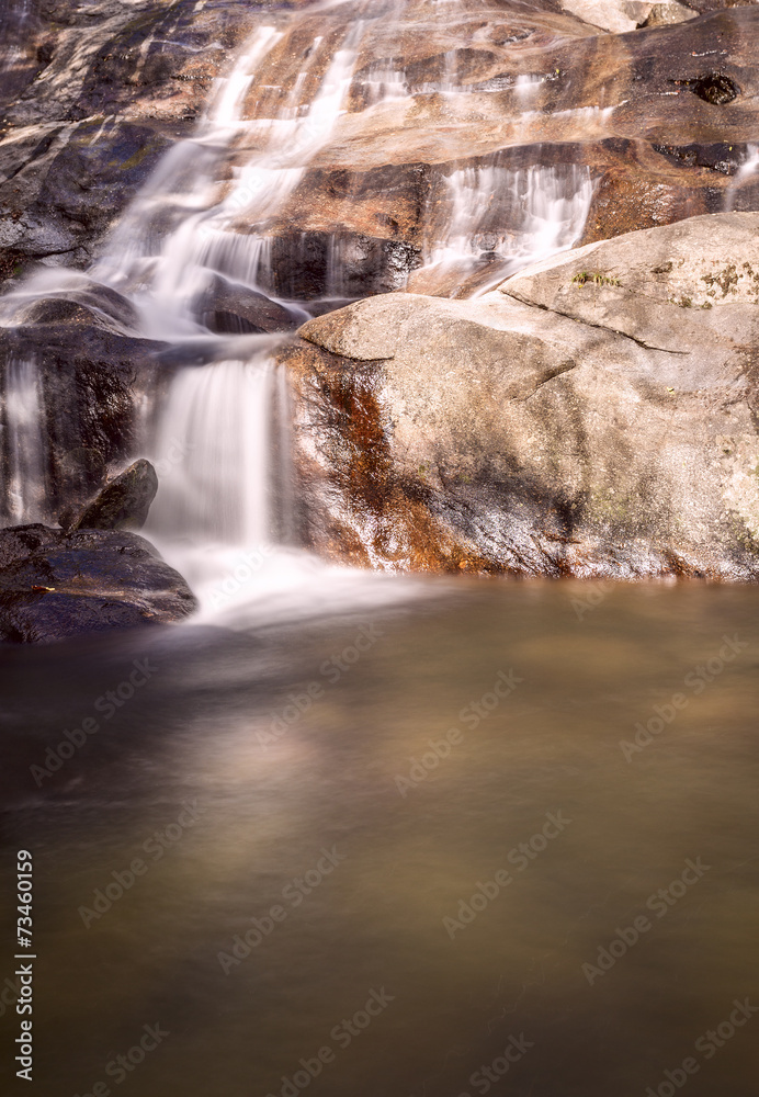 Naklejka premium Waterfall. Spain. Valle del Jerte