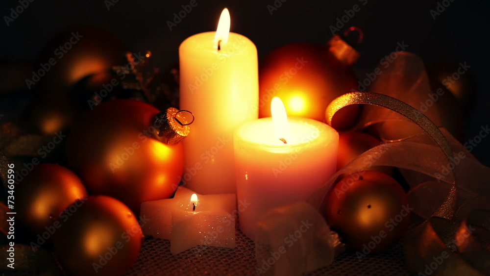 Christmas Decorations and Candles Christmas Decorations and Candles